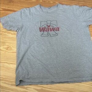 Wawa tee shirt size xl gray light weight soft